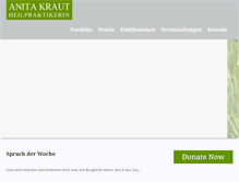 Tablet Screenshot of anita-kraut.de